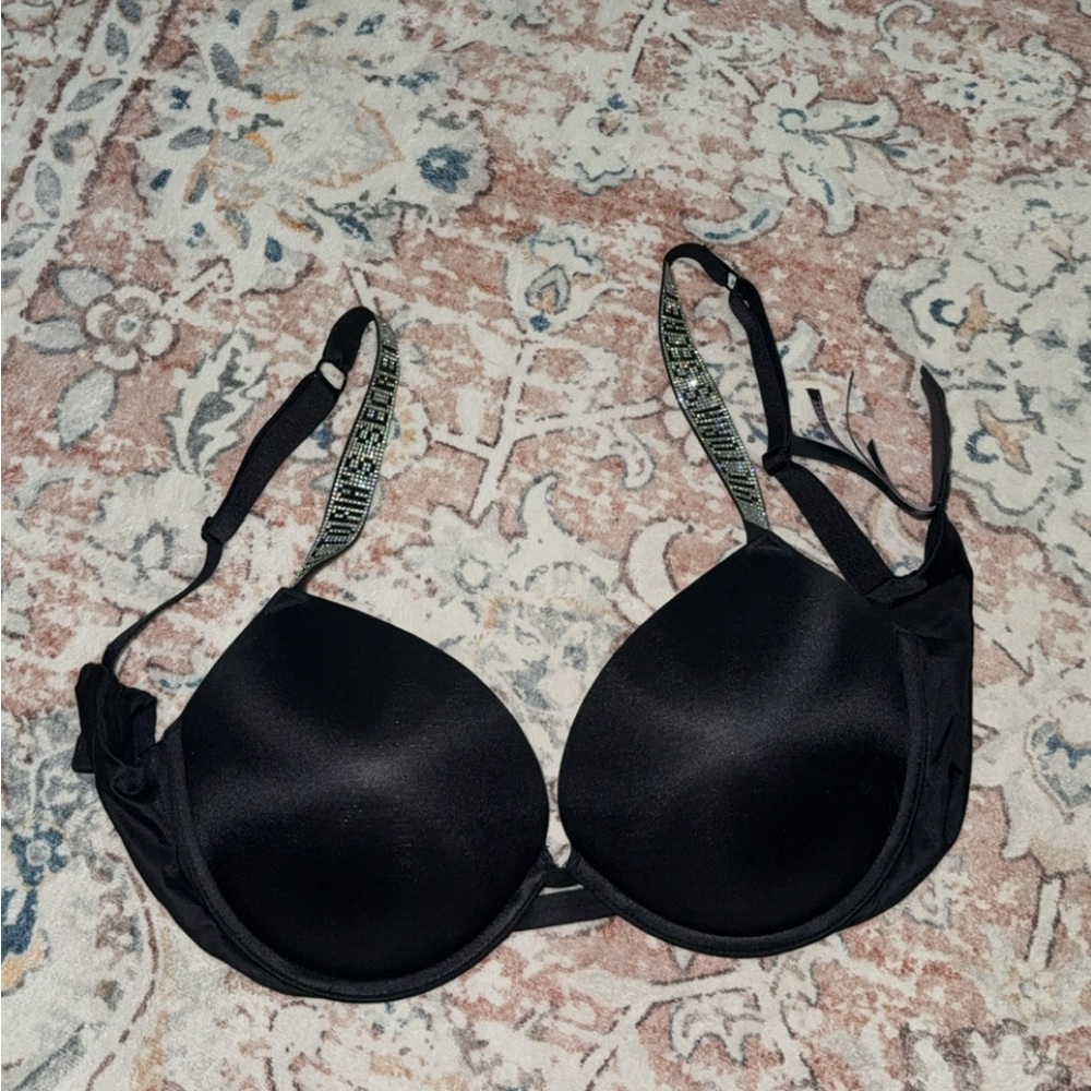Victoria's Secret Black Shine Strap Bra